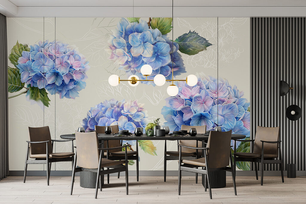 Hydrangea Sprigs — interior 3