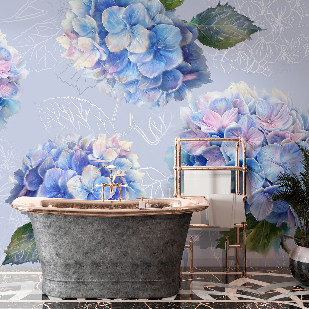 Hydrangea Sprigs — interior 3