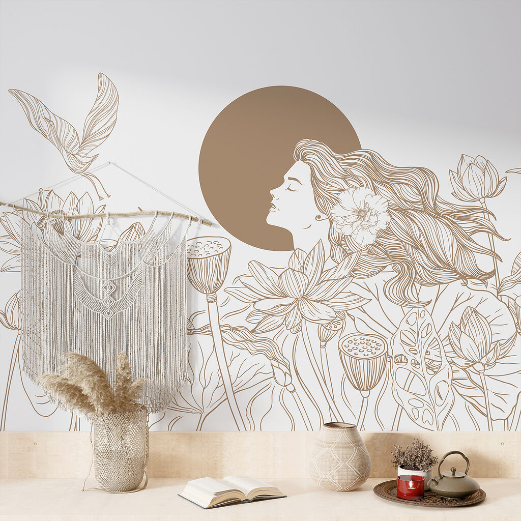 Woman in the Lotus — interior 2