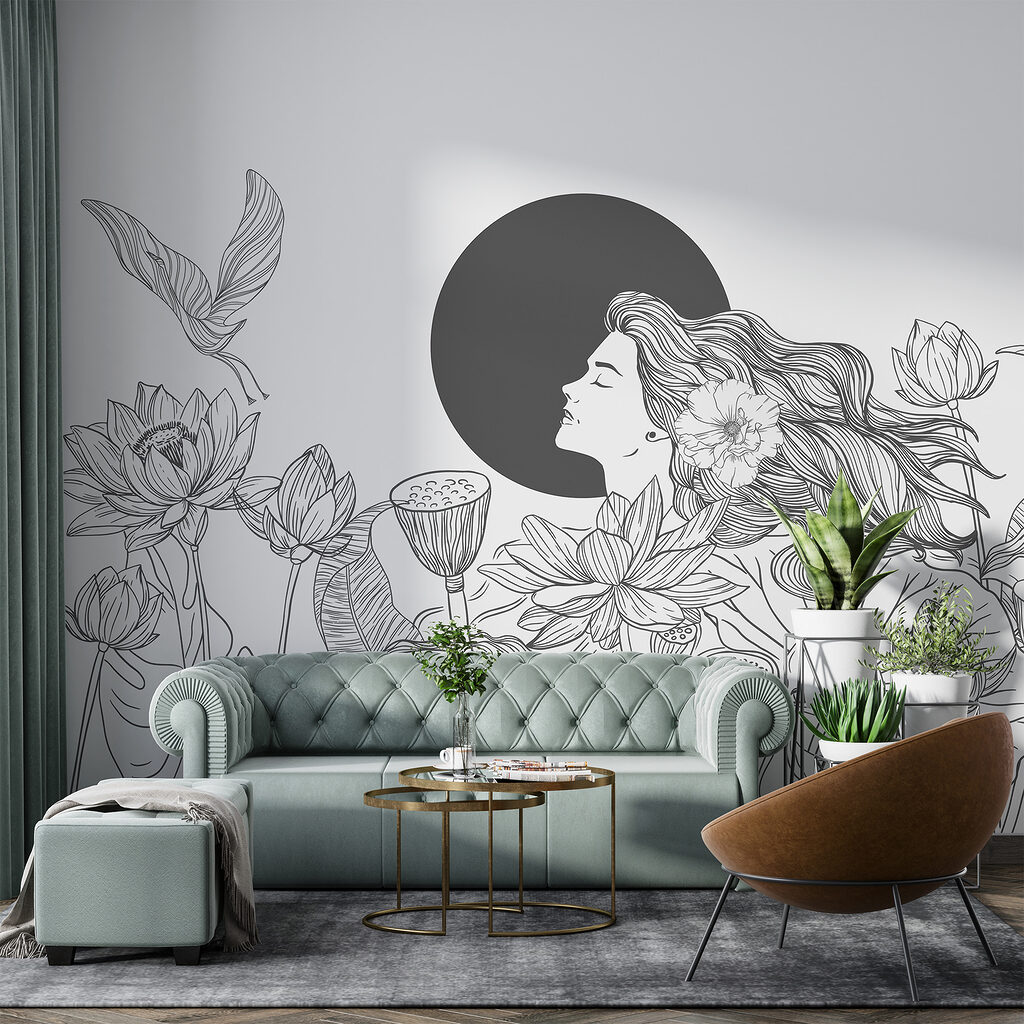 Woman in the Lotus — interior 3