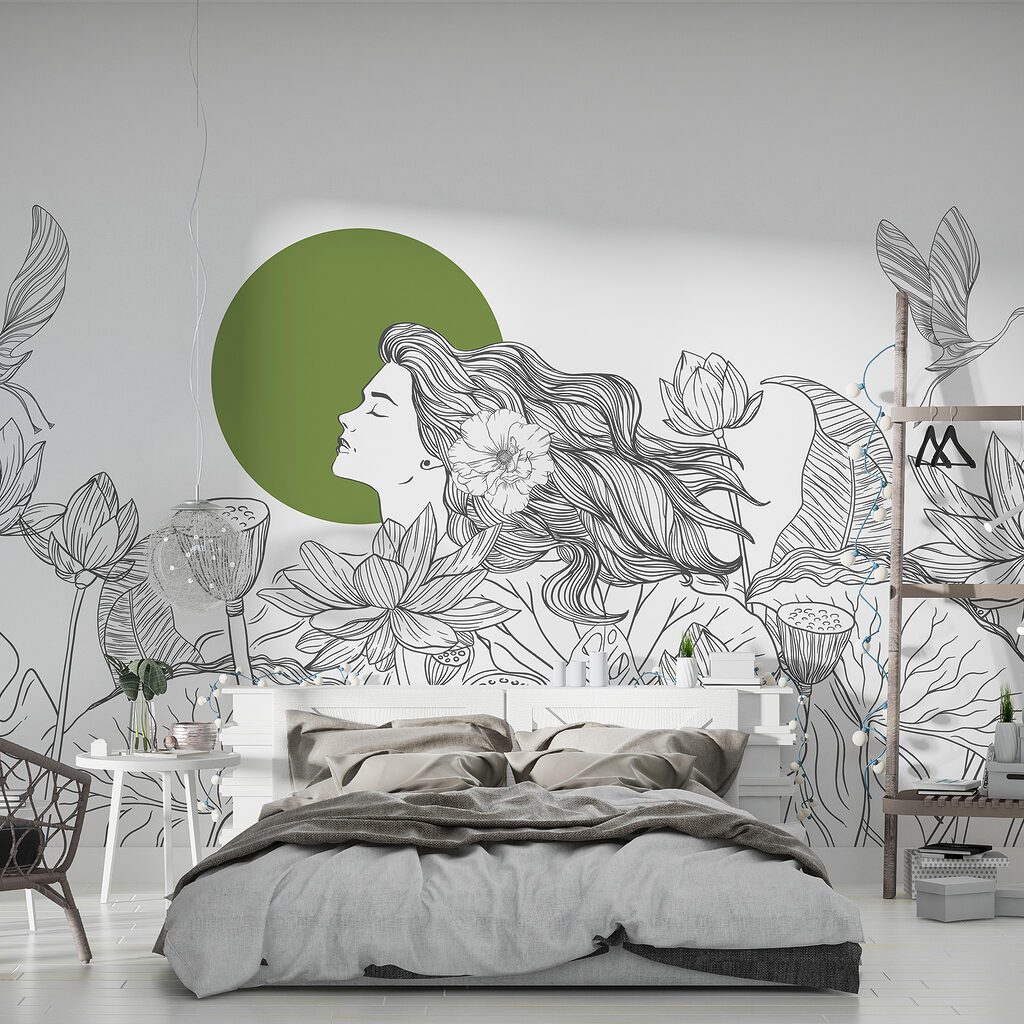 Woman in the Lotus — interior 2