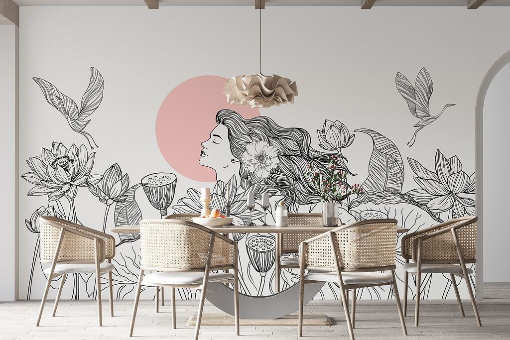 Woman in the Lotus — interior 3