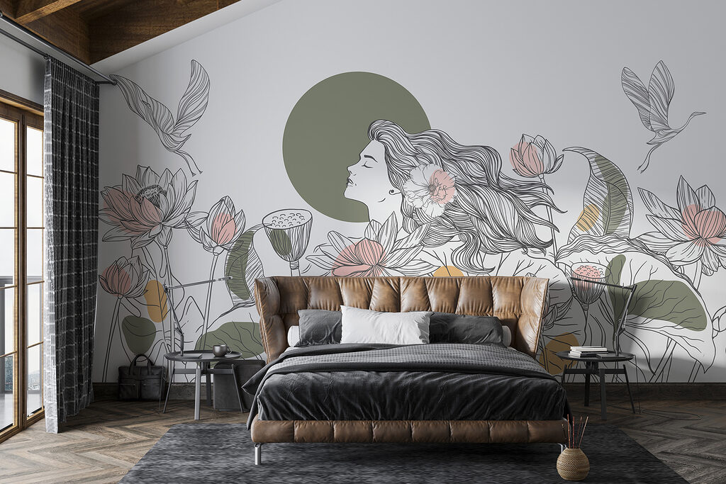 Woman in the Lotus — interior 1