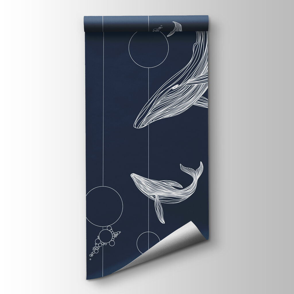 Whale Linework — product view