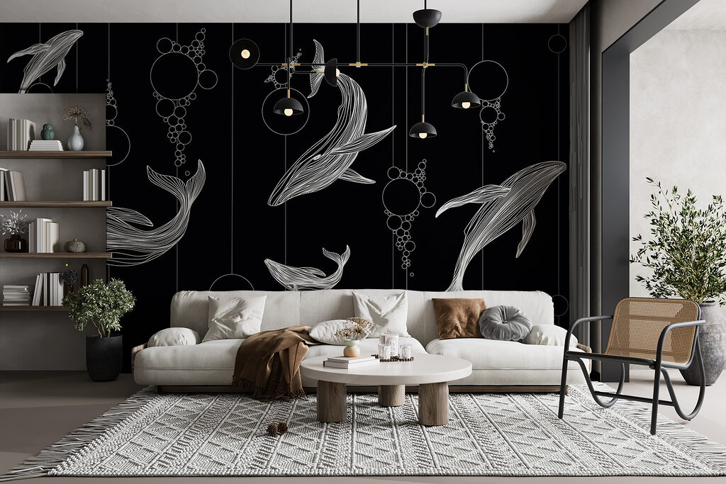 Whale Linework — interior 2
