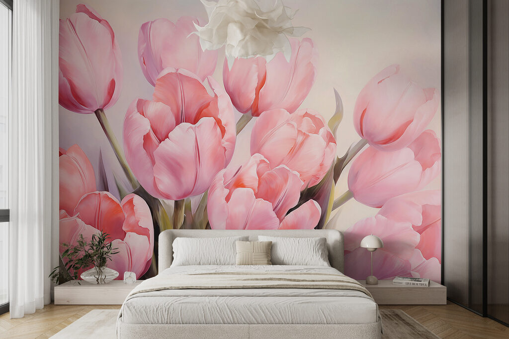 Tulip Gathering in an interior