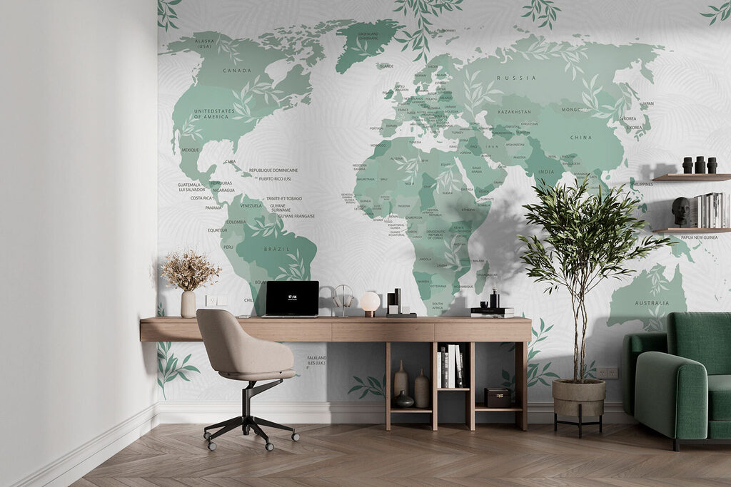 World Map Branches — interior 1