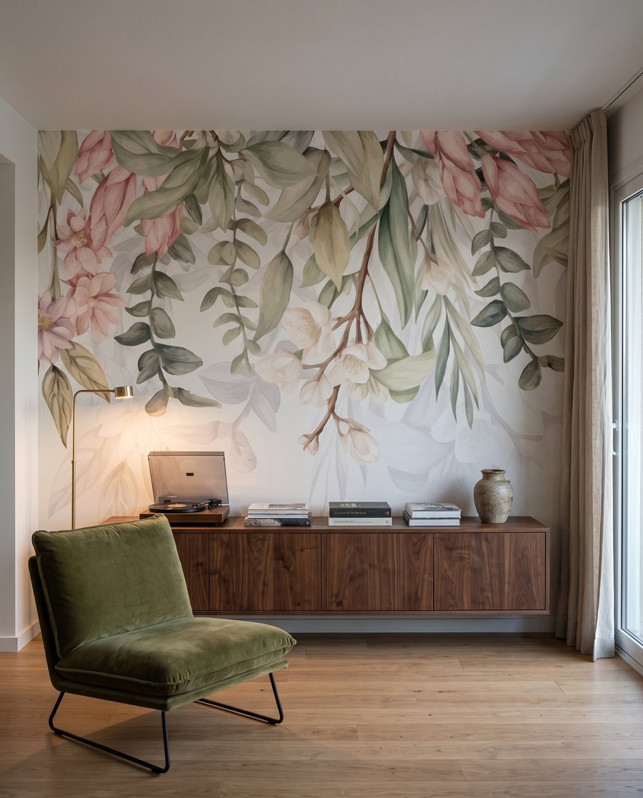 Blossom Garland in an interior