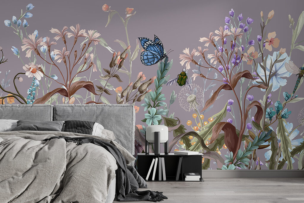 Butterfly on Meadow Flowers — interior 2