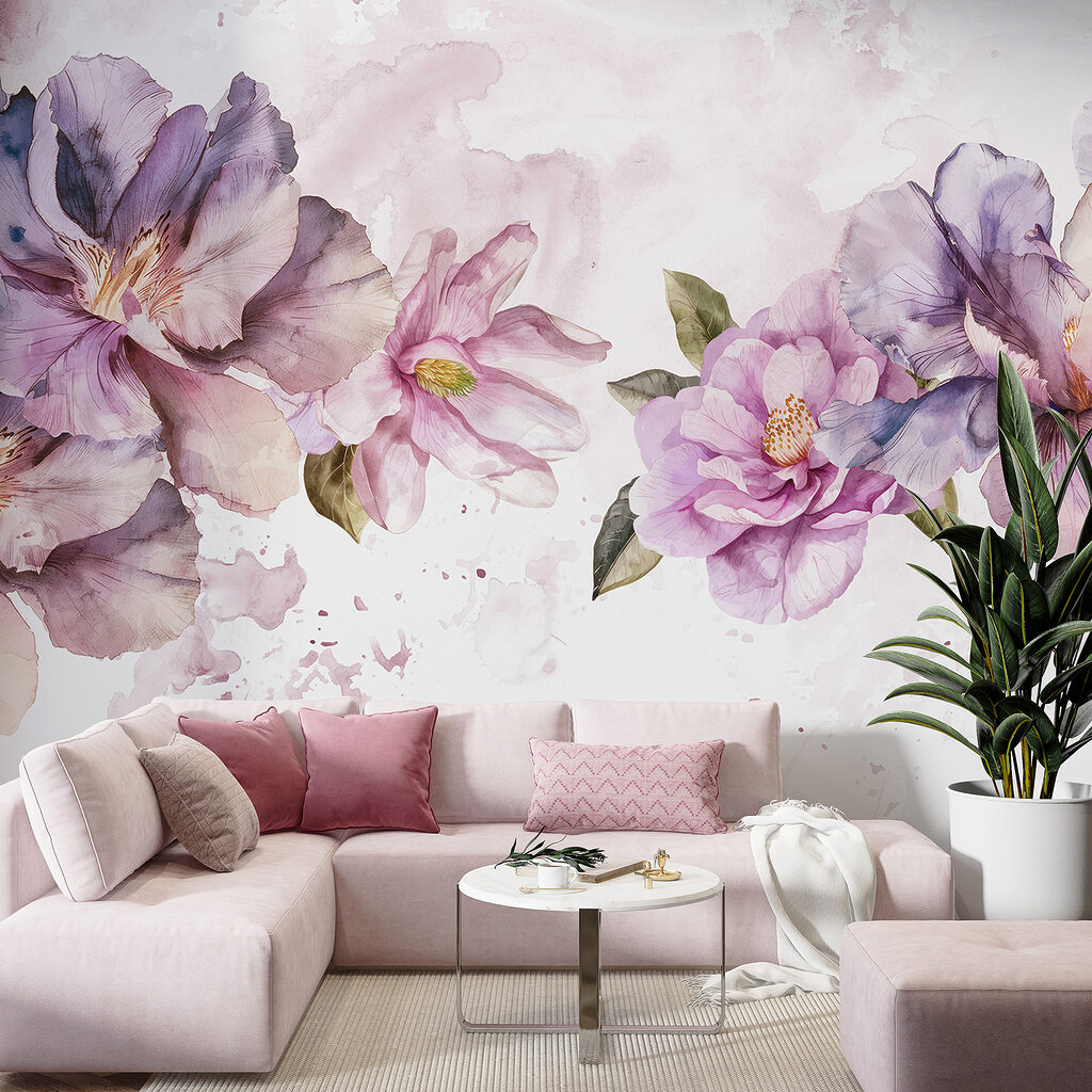 Watercolour Blossom Garland — interior 6