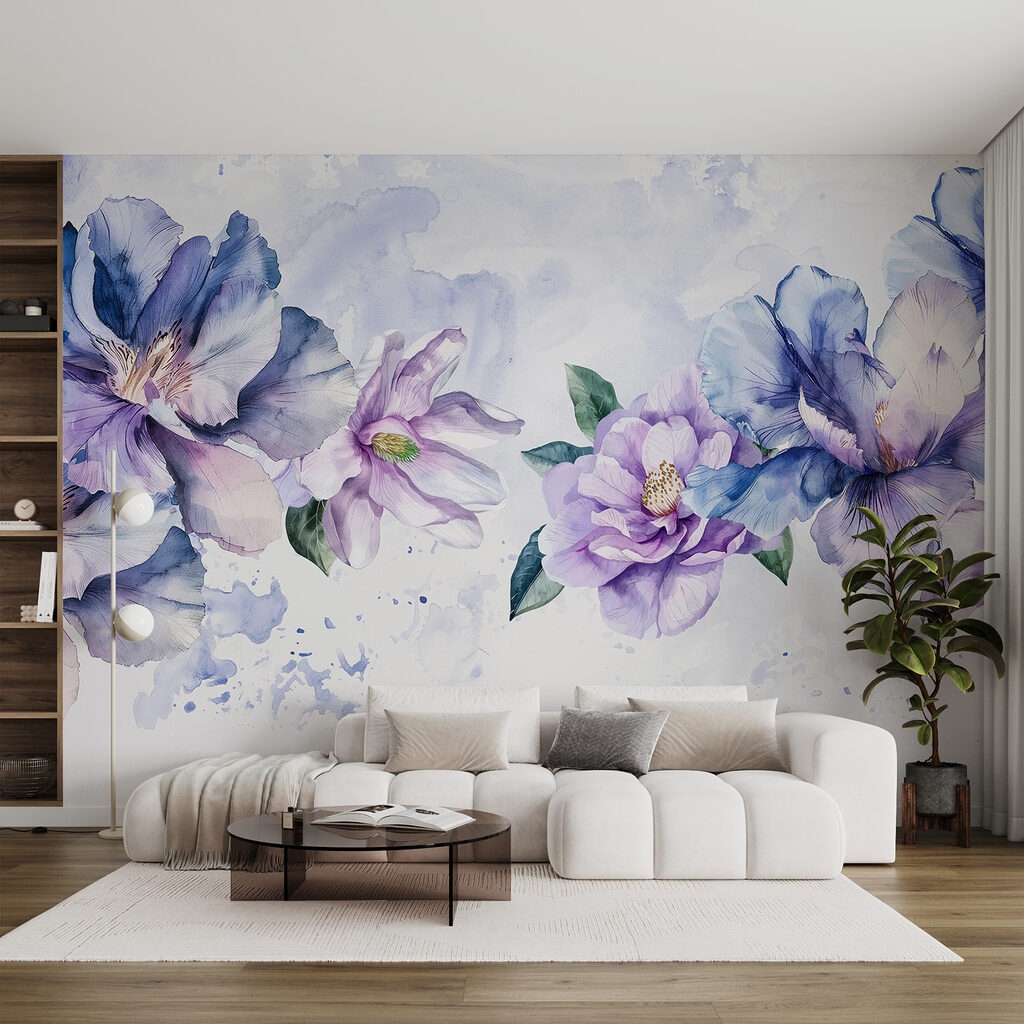 Watercolour Blossom Garland — interior 4