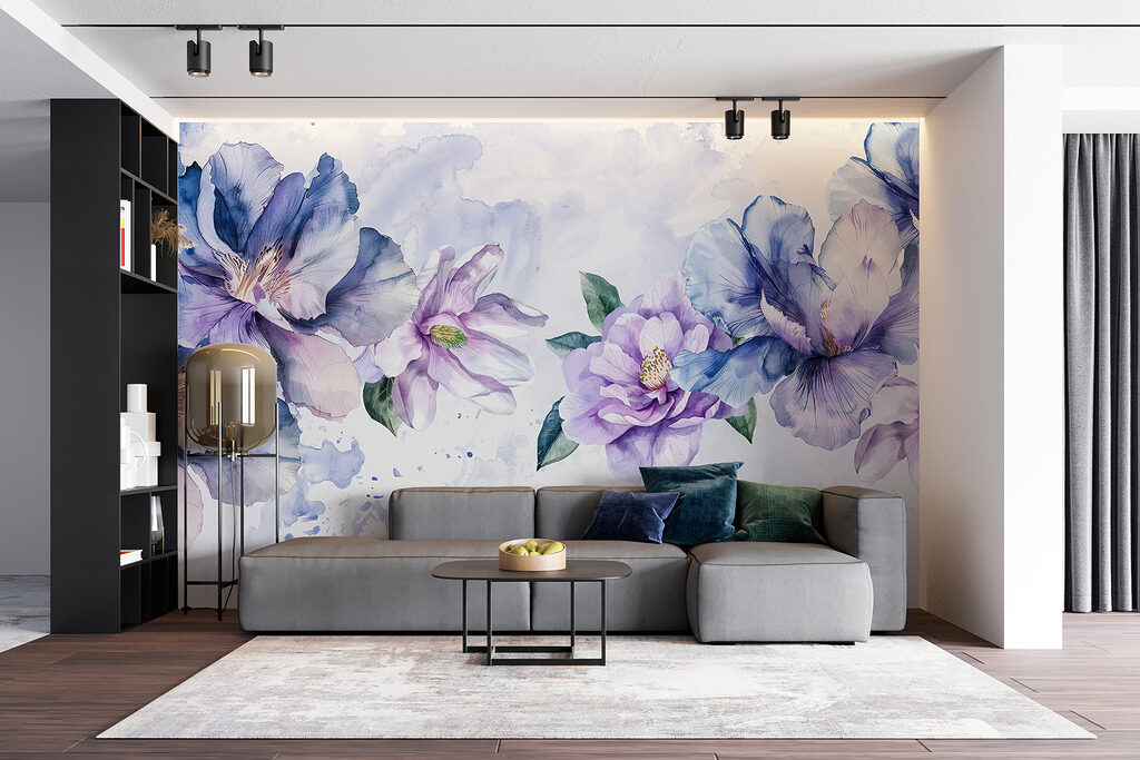 Watercolour Blossom Garland — interior 5