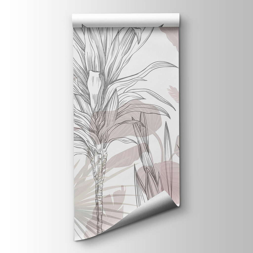 Tropical Leaves in Pencil — product view