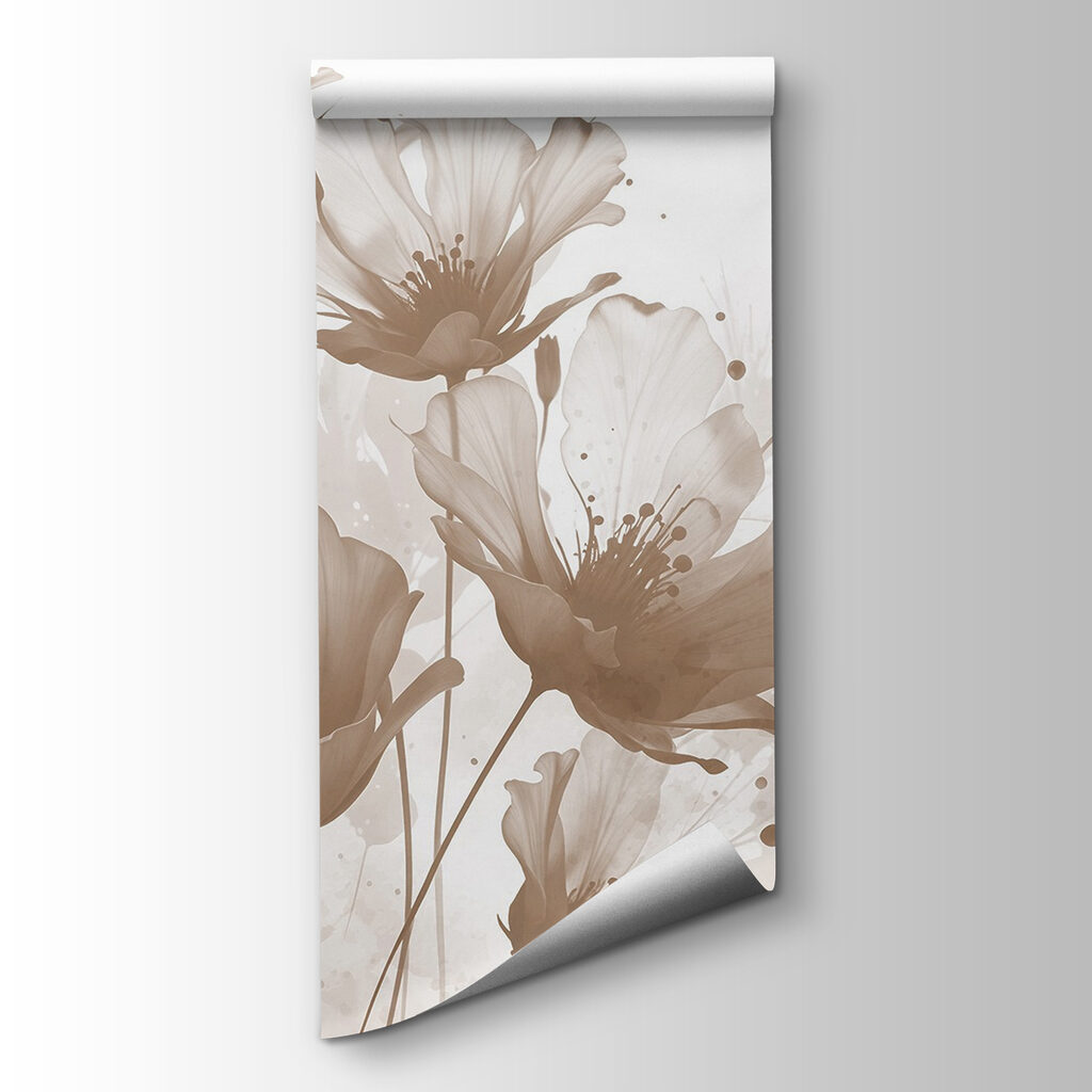 Watercolour Poppy Stems — product view