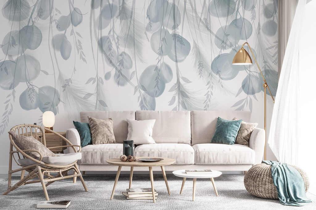 Hanging blue-green branches — interior 4