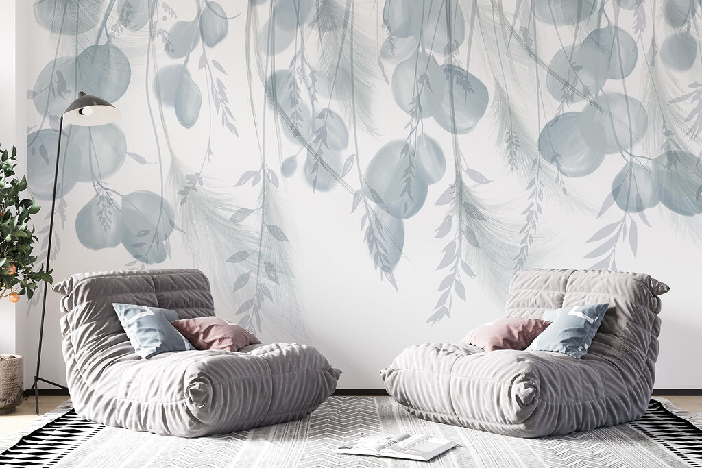 Hanging blue-green branches — interior 5