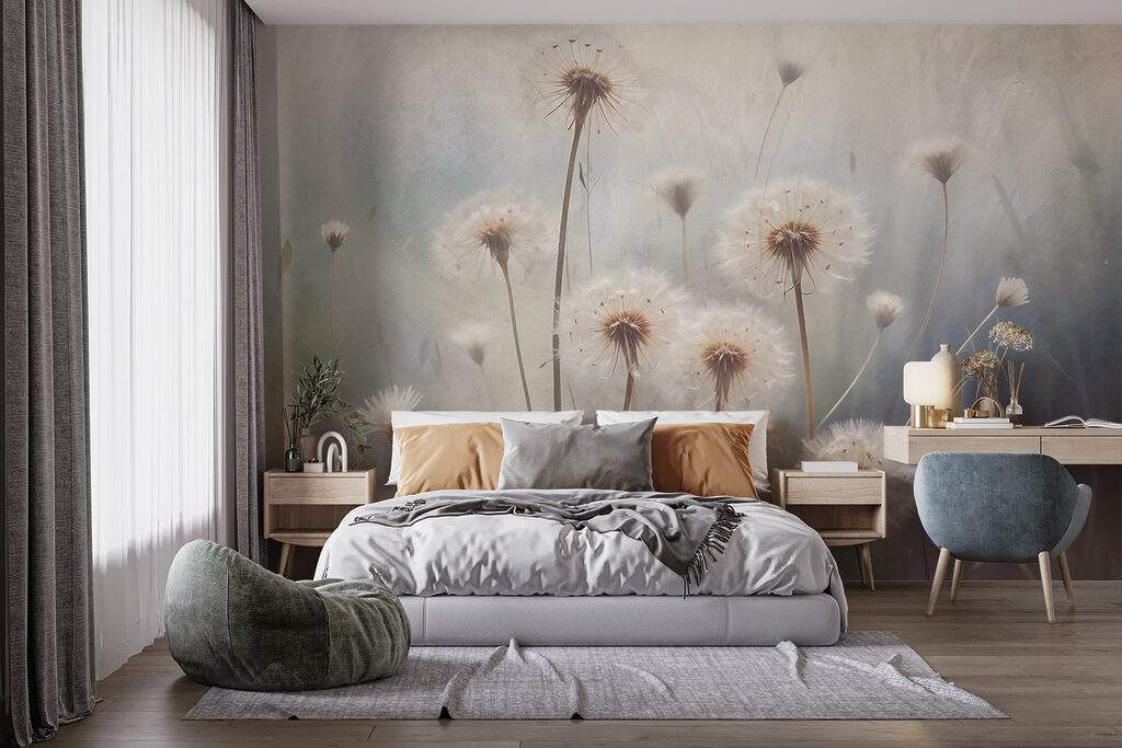 Dandelion Dawn in an interior