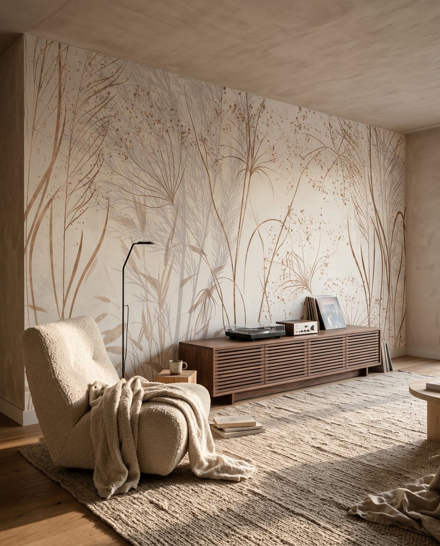 Meadow Drawing in an interior