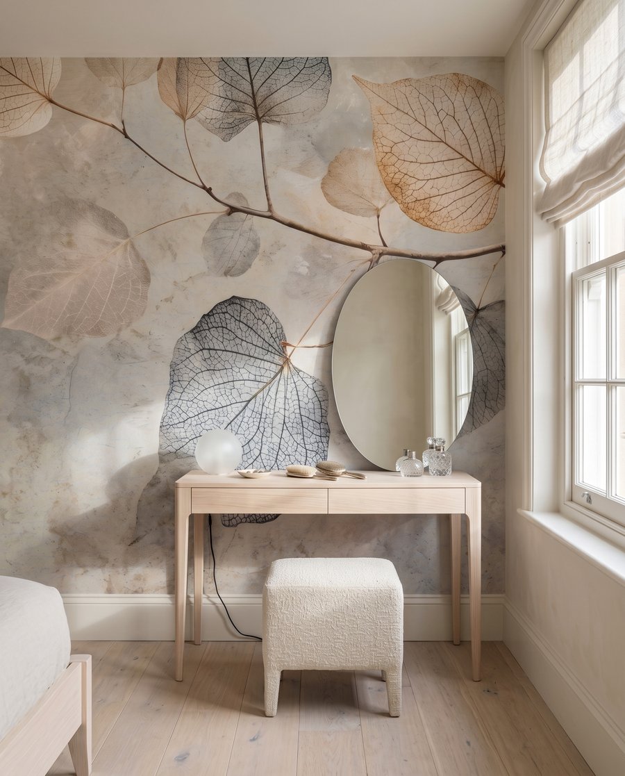 Leaf Impressions in an interior