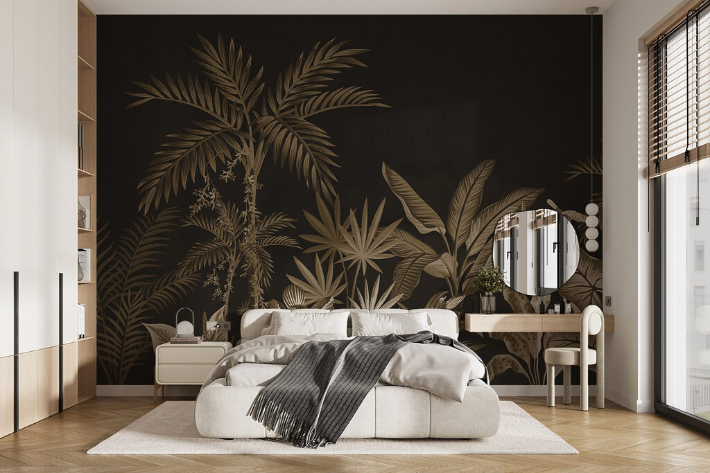 Tropical Night Etching in an interior