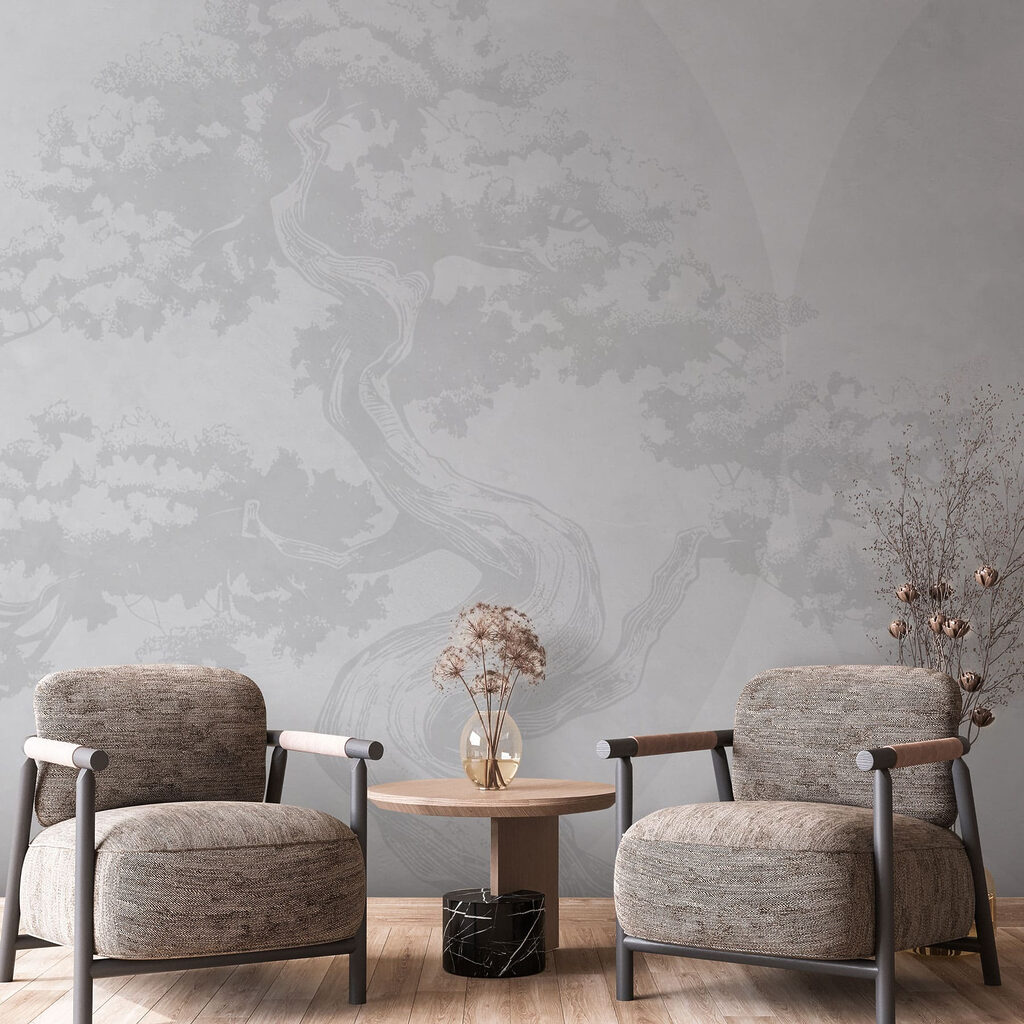 Twisting Tree Silhouette — interior 2