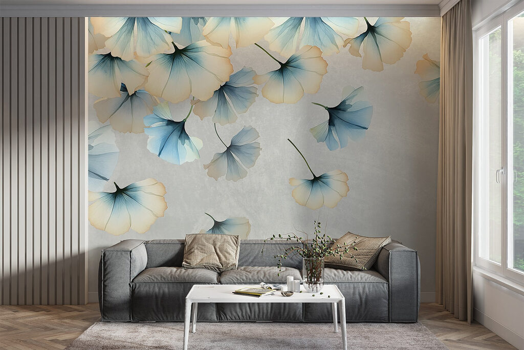 Ginkgo Leaves Falling — interior 3