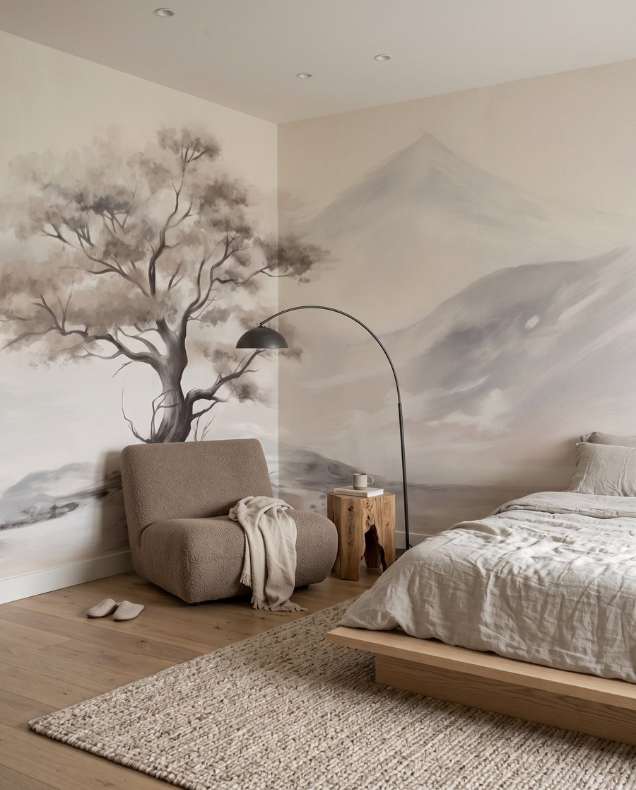 Lone Tree in an interior