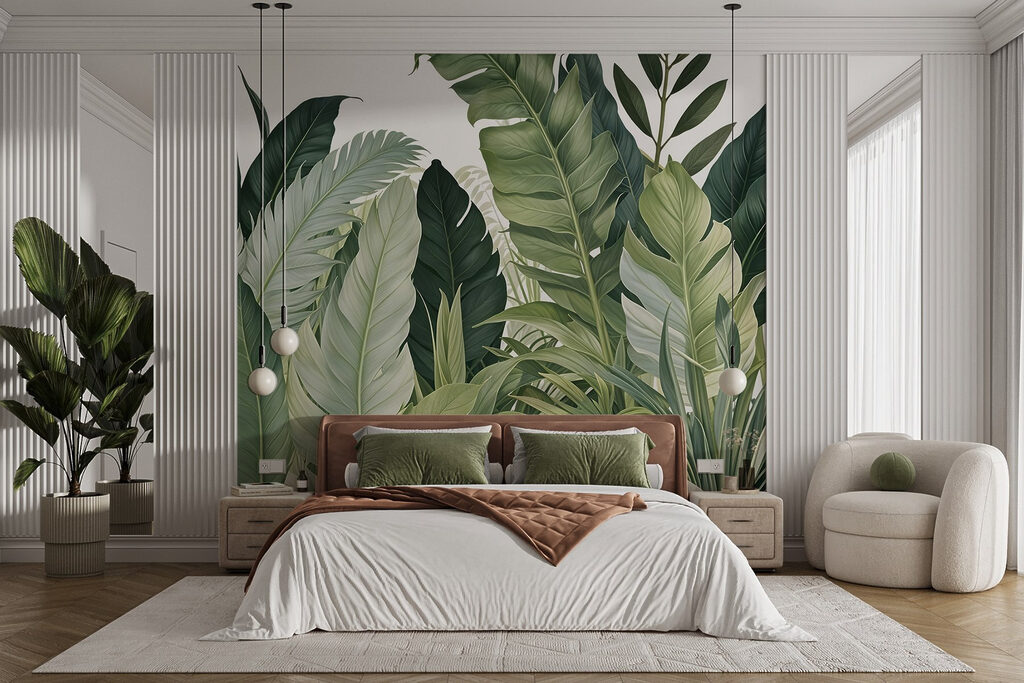 Leaf Gathering in an interior