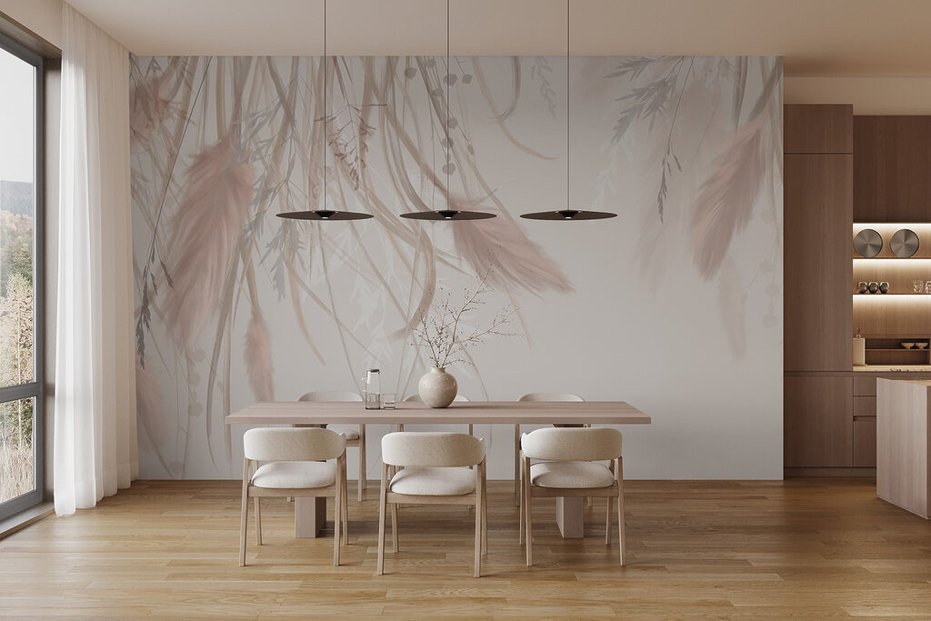 Bamboo Garland in an interior