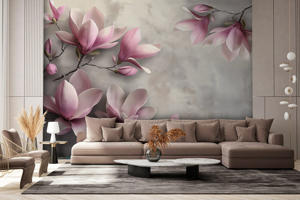 Magnolia on Weathered Stone — interior 2