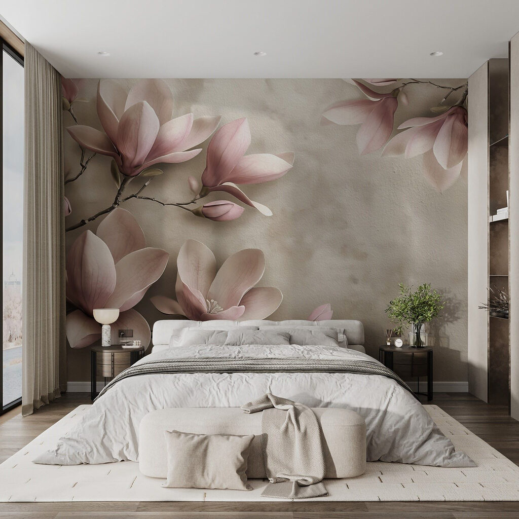 Magnolia on Weathered Stone — interior 2