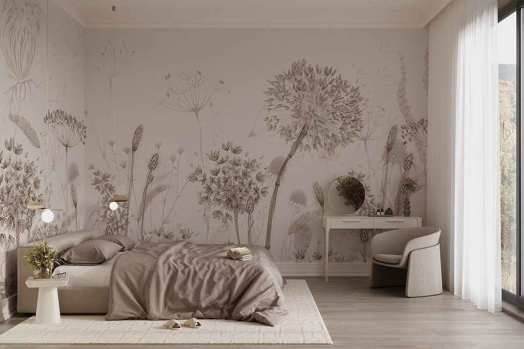 Meadow Penwork in an interior