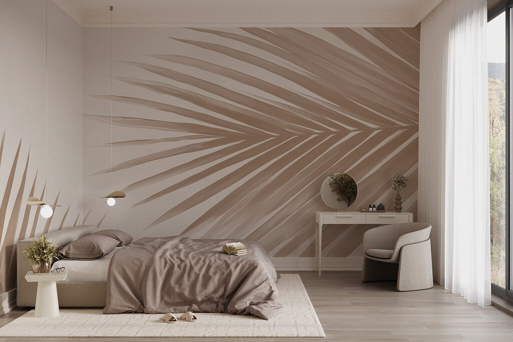 Palm Fronds in Sepia — interior 1