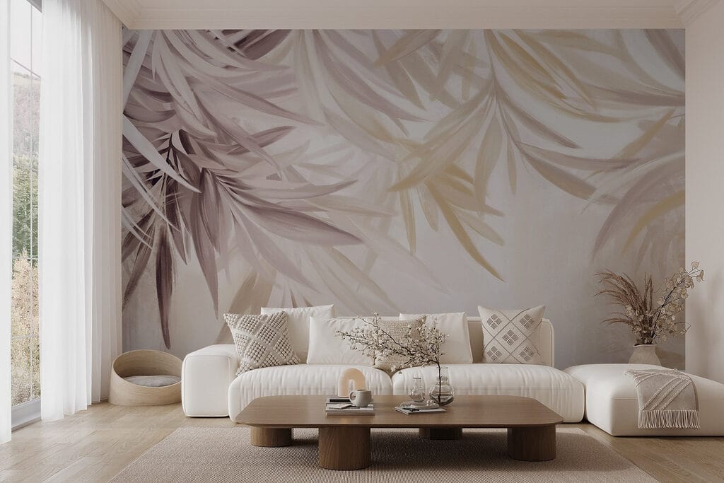 Palm Leaves in Blush — interior 5