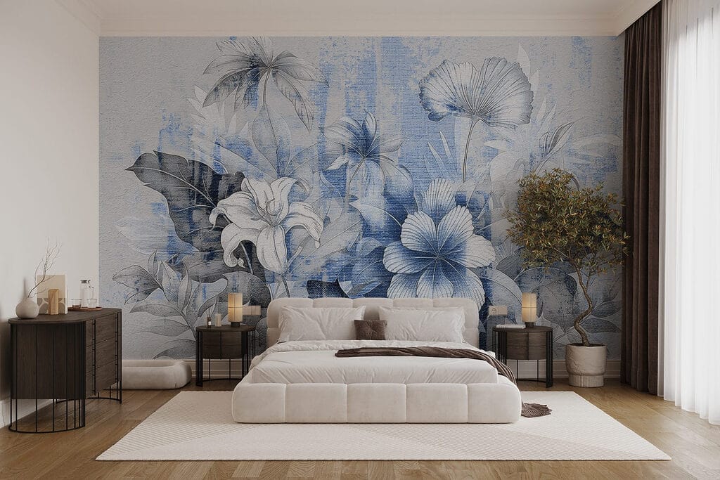 Garden Flowers in Ink — interior 1