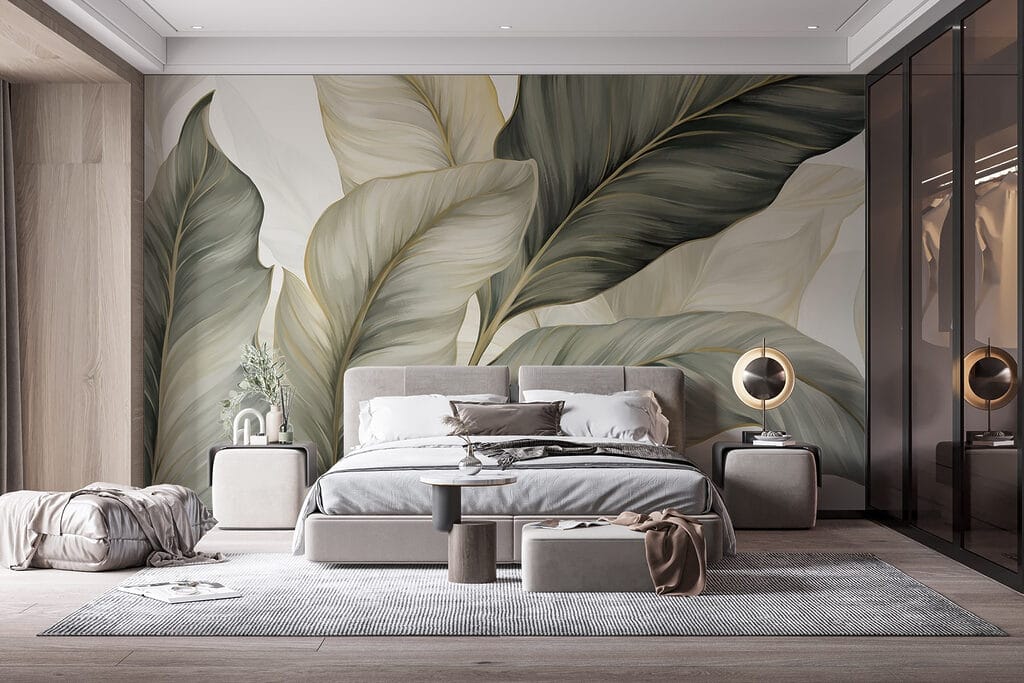 Leaves Up Close in an interior