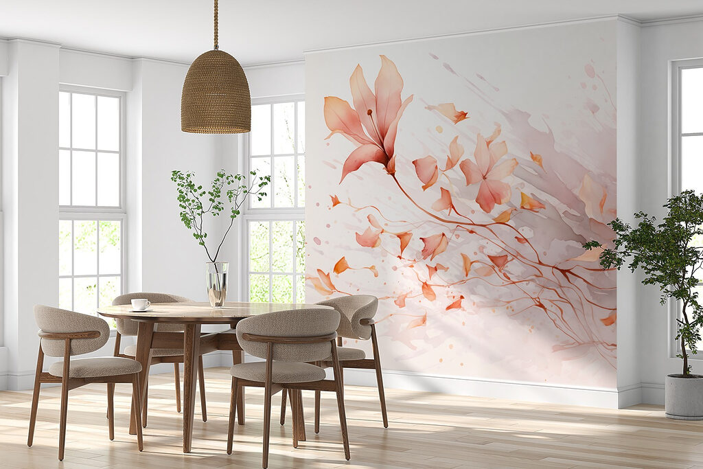 Magnolia in Sweeping Strokes in an interior
