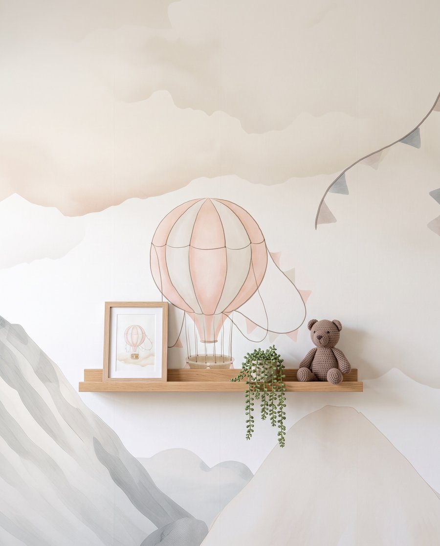 Above the Mountains — detail