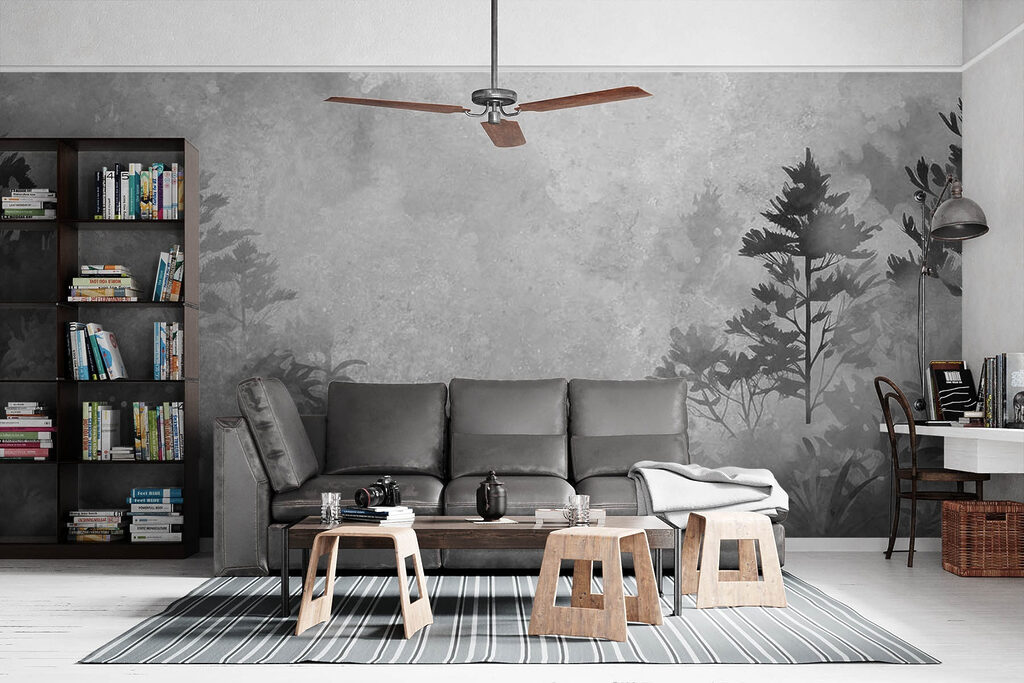 Trees in Clouded Ink — interior 2