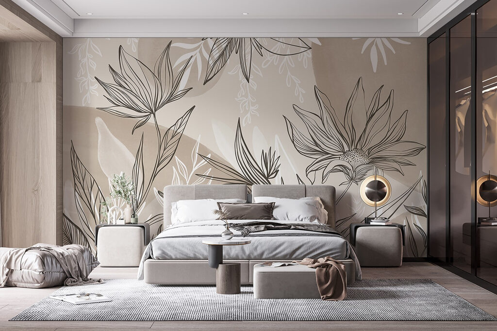 Meadow Leaves in Linework — interior 2