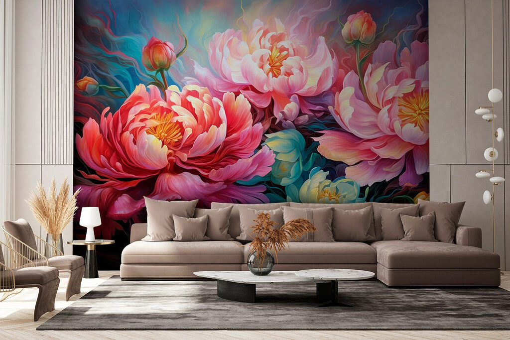 Peonies in Rich Colour — interior 2