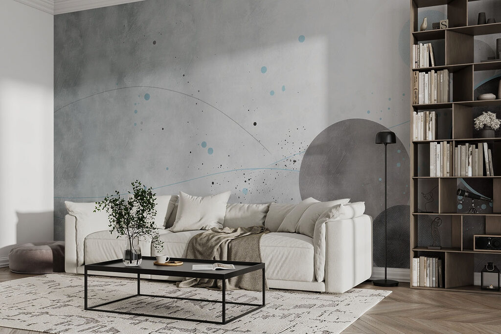 Circles on Weathered Plaster — interior 2