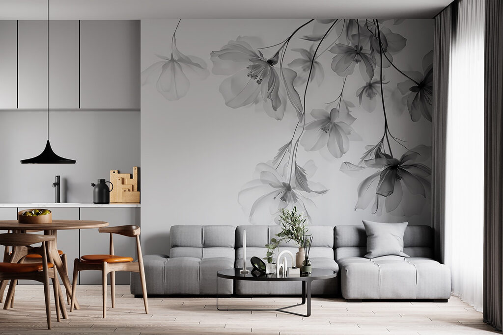 Flowers hanging from twigs — interior 4