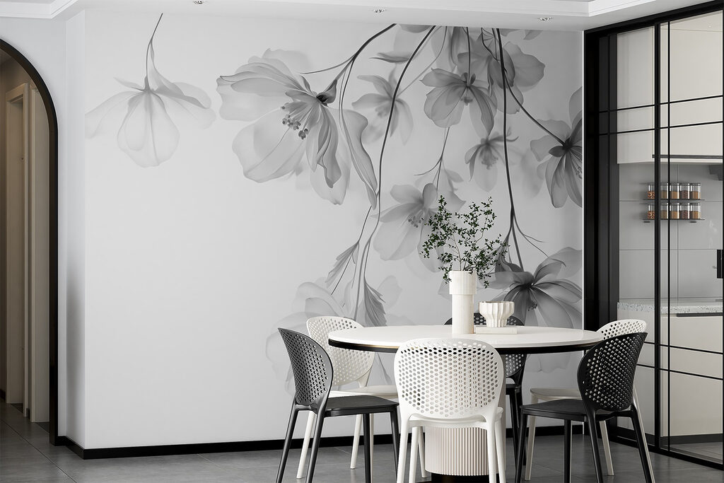 Flowers hanging from twigs — interior 6