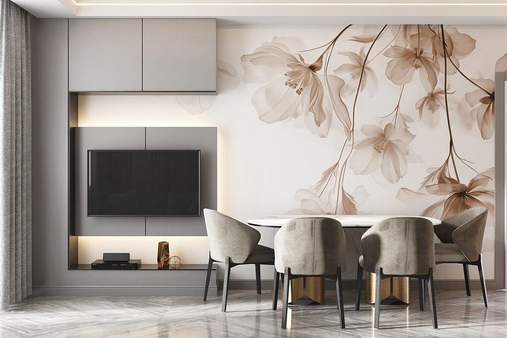 Flowers Hanging in Light — interior 4