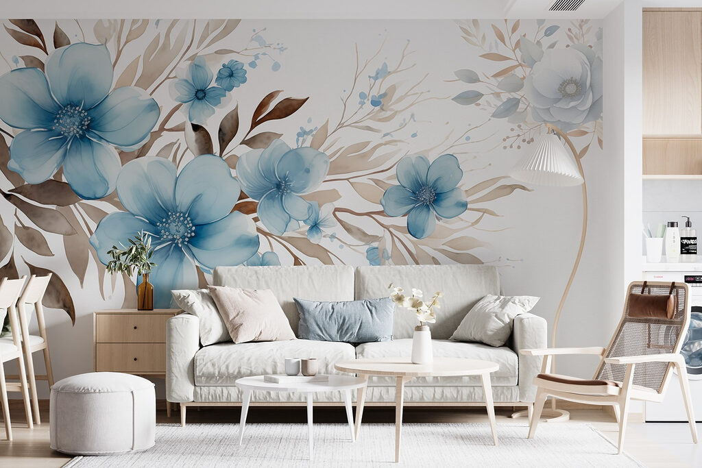 Blossom and Gilded Leaves in an interior