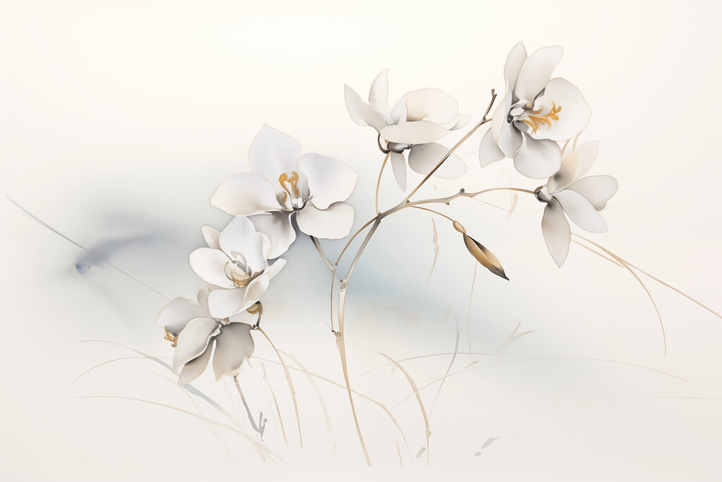 Magnolia Sprig — full design