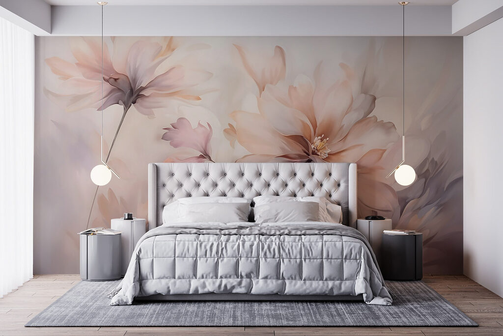 Petals in Watercolour in an interior