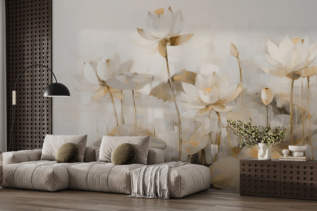Lotus in Painted Mist — interior 3