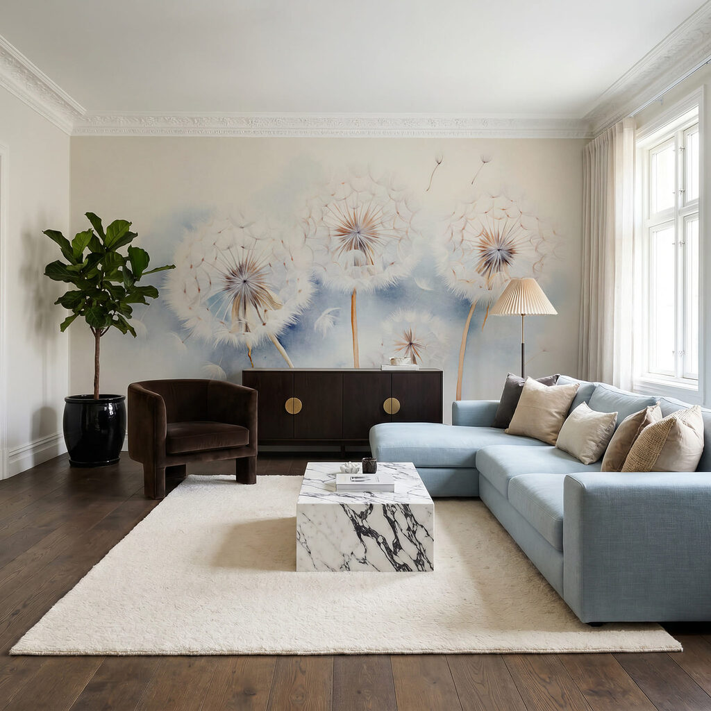 Dandelion Wishes in an interior